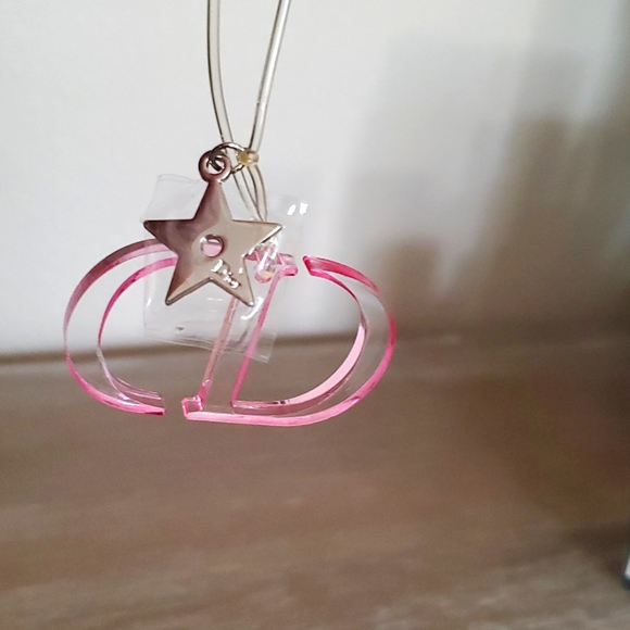 Dior Accessories - New Rare never used DIOR CD key charm hanging charm CD & star 🌟 acrylic & metal